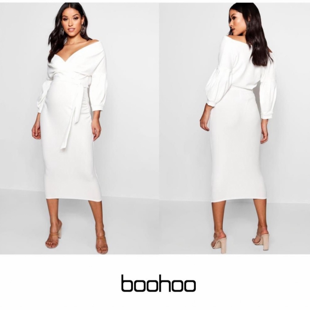 Maternity White dress Pre-owned sz M